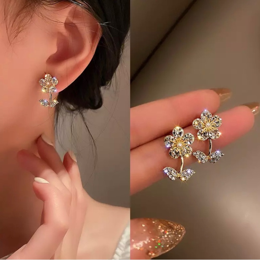 Chic Stylish Floral Earrings Accessories Jewelry